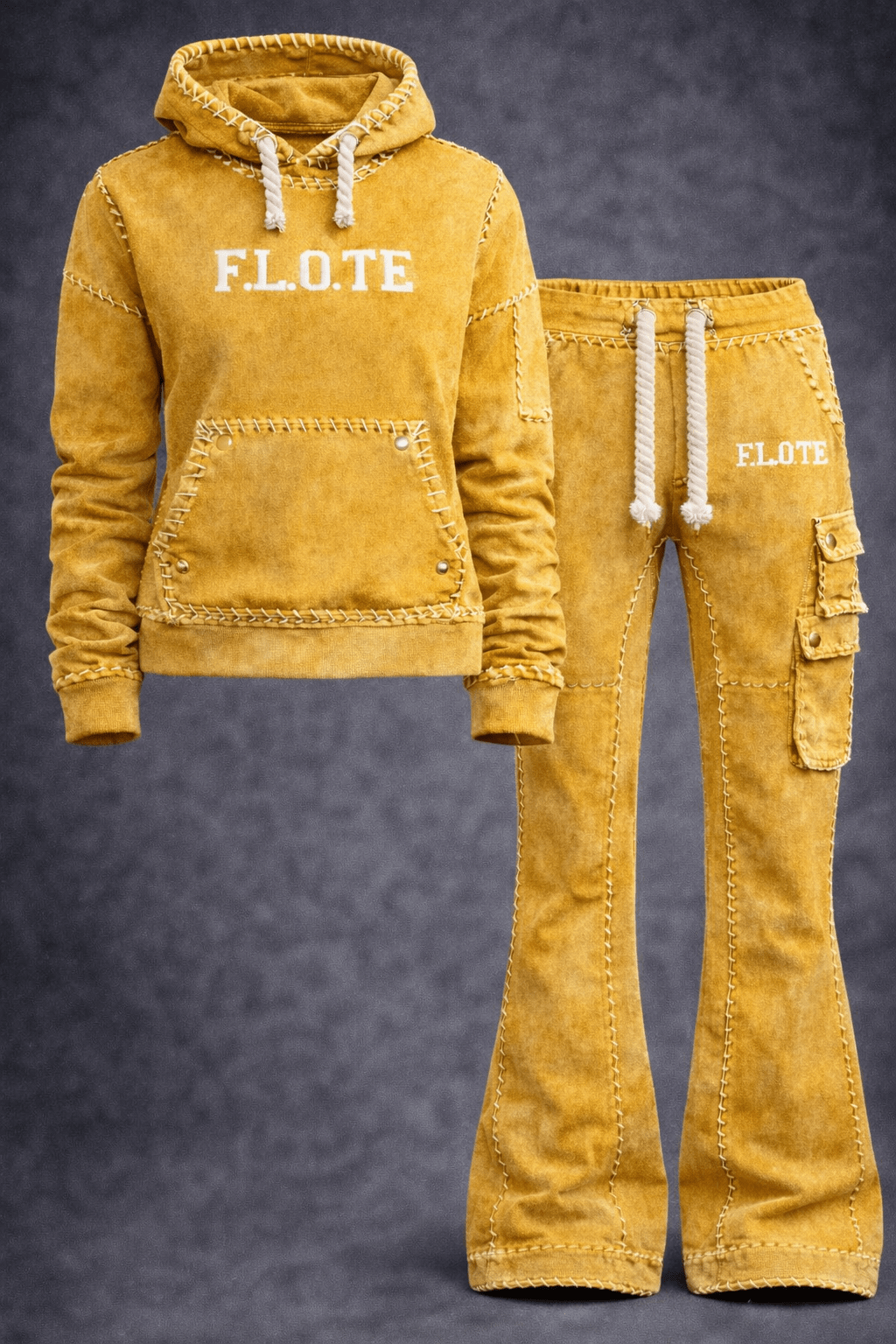 F.L.O.T.E roped luxury jogger set